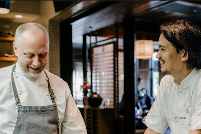 Portrait of Chef Kyle and Chef Namae