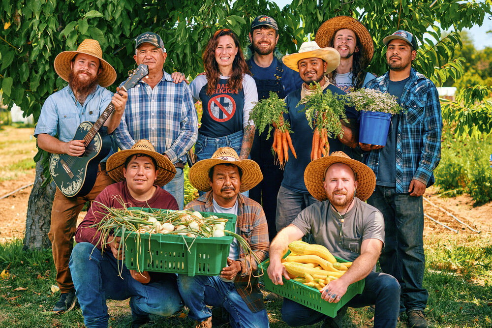Farm team portrait