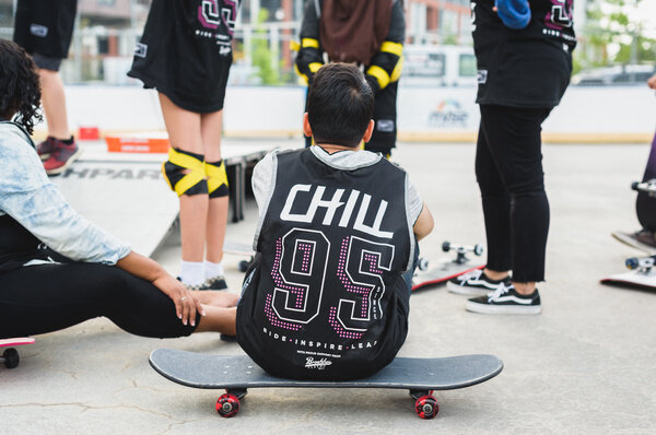 Chill Foundation kids skateboarding