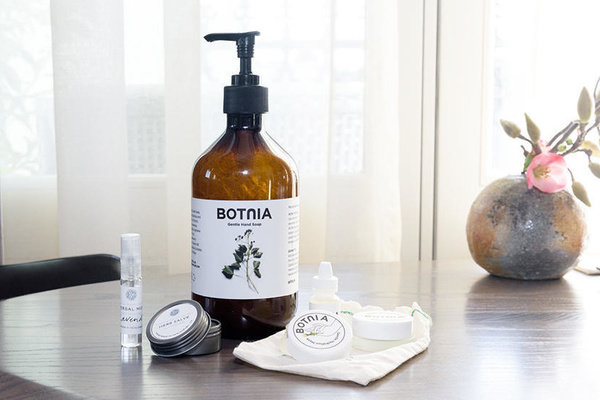 Bottle of Botnia products
